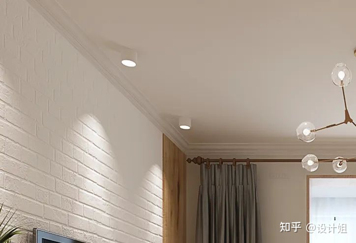 客廳不吊頂，怎么裝修好看？