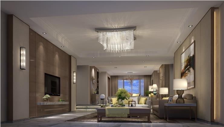 330平米的房子裝修只花了26萬，現(xiàn)代風格讓人眼前一亮！-楓林九溪別墅裝修