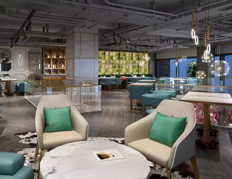 咖啡廳裝修_98平3室2廳房子裝修設(shè)計(jì)圖_3室2廳1衛(wèi)裝修效果圖