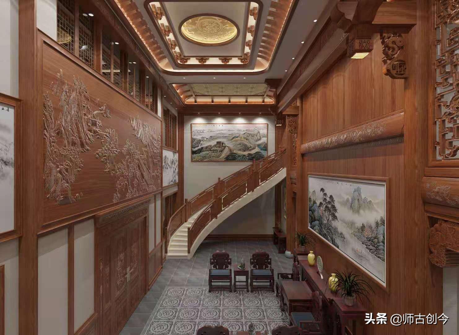 中式古典紅木裝修，營造出經(jīng)典舒適的居住空間