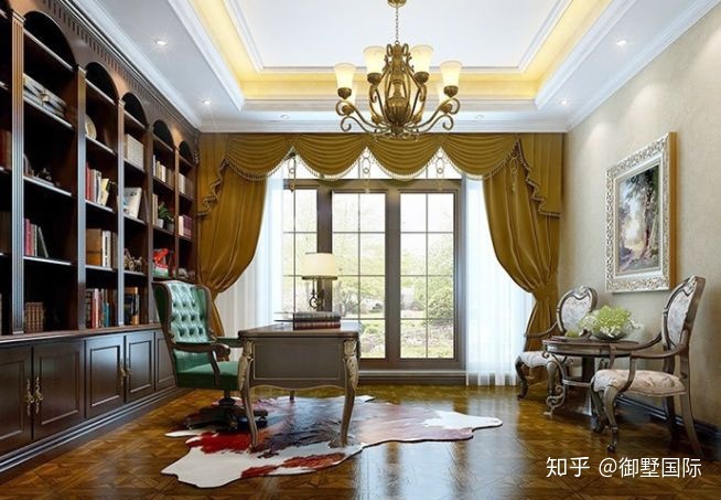歐式別墅書(shū)房設(shè)計(jì)，各有千秋