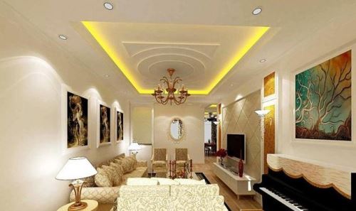 【太原客廳裝修】參考這6種方案，不吊頂也檔次感！