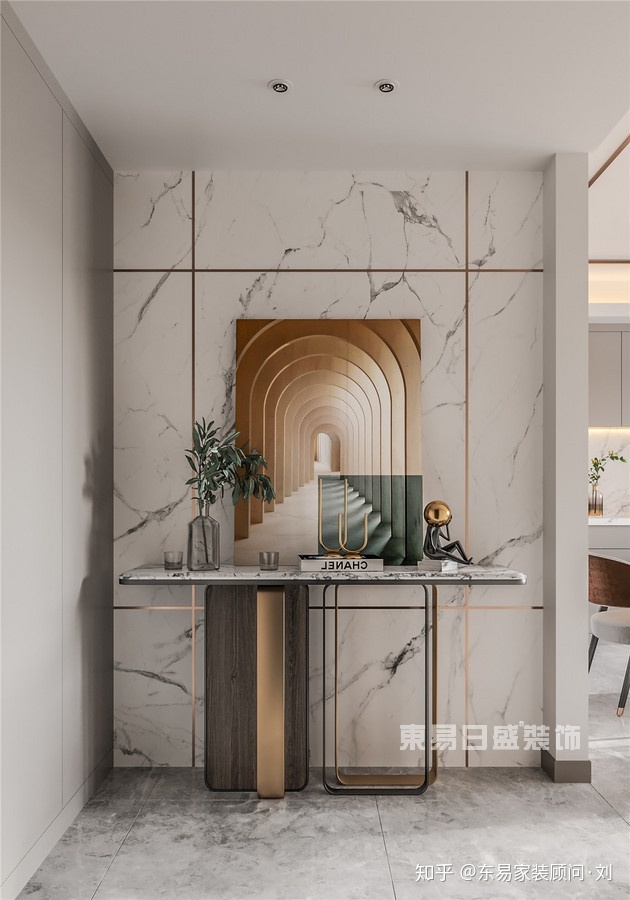 玄關(guān)別再只放鞋柜了，這樣時尚的玄關(guān)設(shè)計更值得借鑒