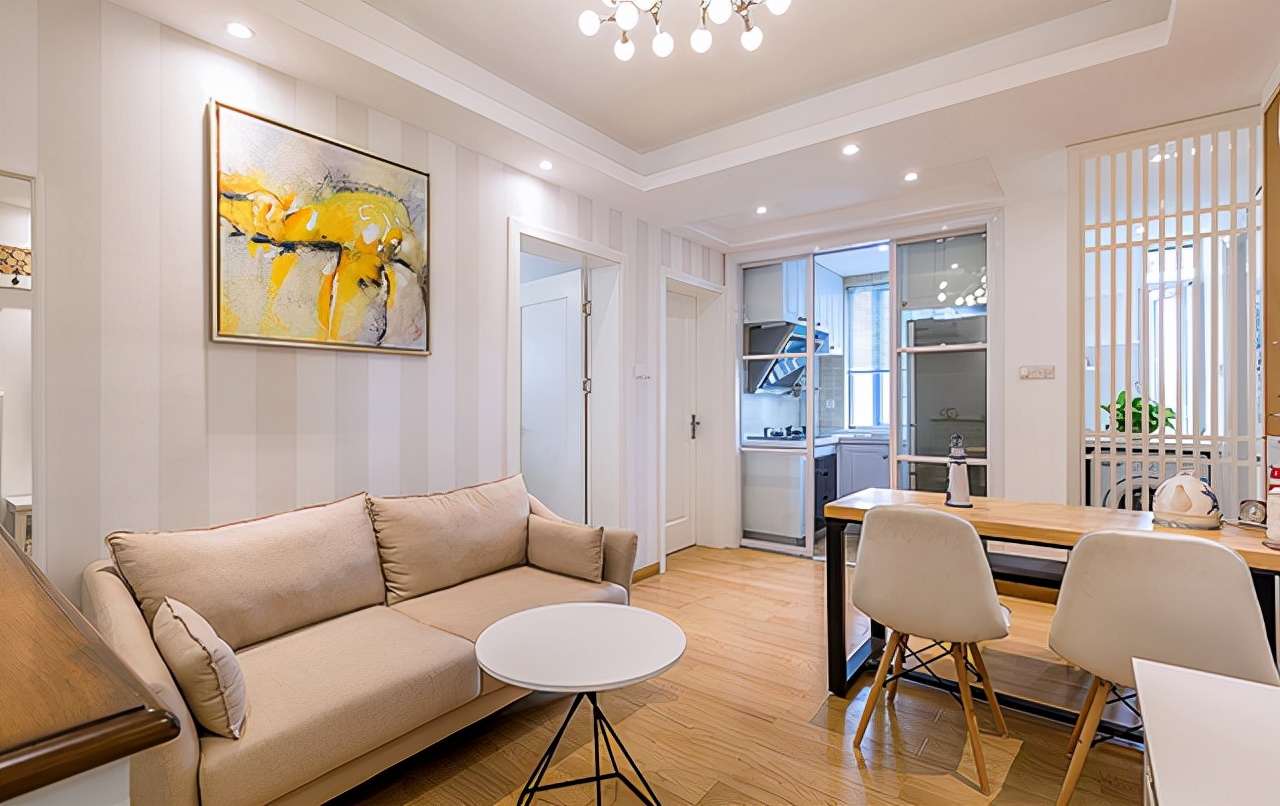 50平米兩室一廳裝修效果圖，小戶型裝修也要時尚有個性！