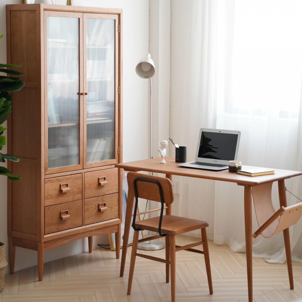 功能區(qū)裝修效果圖書(shū)房選用這些實(shí)木家具，打造閱讀日式功能區(qū)設(shè)計(jì)圖片賞析