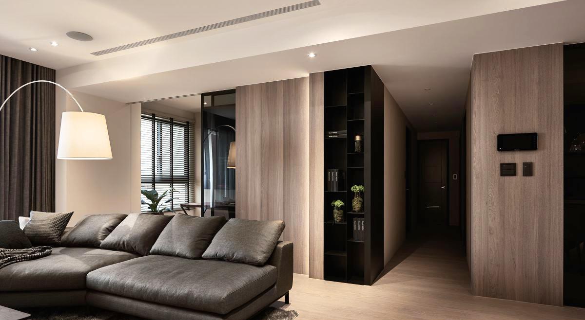 大平層簡約后現(xiàn)代之風，如此簡單裝修也不失美感，真是神奇