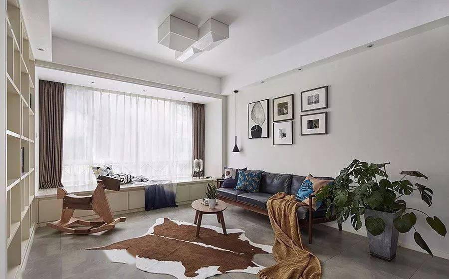 裝修案例·108平英式復古風，室內(nèi)裝修設計效果圖