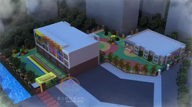 2000㎡歐式裝修效果圖，歸還孩子們最寶貴的童年