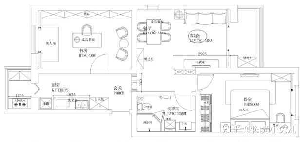兩室一廳裝修樣板間！超美超浪漫的歐式風(fēng)，太美好了吧，羨慕