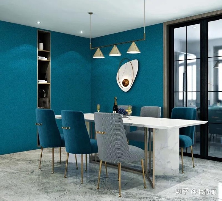 地中海風(fēng)格墻布搭配設(shè)計(jì)特點(diǎn)美翻你！