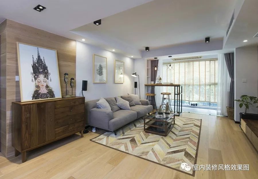 8款小戶型客廳裝修效果圖，每一款設計都美麗大方，緊湊有型！